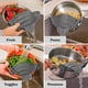 thumbnail image 5 of Colador de fideos ajustable con clip y olla, utensilios de cocina perfectos para cuencos de fideos, ollas, cuencos de pasta y sartenes - Herramientas esenciales de cocina casera - Gris, 5 of 5