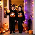 thumbnail image 3 of LRen Boys Girls Halloween Hooded Jumpsuit, Plush Cozy Long Sleeve One Piece Romper Casual Loose Fall Winter Warm Outfit, 3 of 5