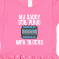 thumbnail image 3 of Inktastic Mechanic Dad Funny Auto Girls Toddler Dress, 3 of 4