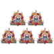 thumbnail image 1 of 5 Uds 5D DIY Taladro Parcial Con Forma Especial Esqueleto Candelabro 30x30cm, 1 of 2