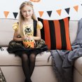 thumbnail image 4 of PEONAVET Pillow Covers New Halloween Holiday Throw Pillow Cover Solid Colour Plaid Without Core Striped Cushion Cover Christmas Gifts, 4 of 6