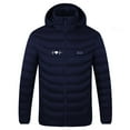 thumbnail image 6 of Txeol Mens Heated Jackets Thermal 21 Heating Zones Coat with Pockets Lightweight USB Charing Valentine's Day Heart Print Zip Up Hoodies,Blue,L, 6 of 7