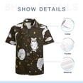 thumbnail image 7 of High Quality Hawaiian Shirts for Men Short Sleeve Aloha Beach Shirt Floral Summer Casual Button Down Shirts Blouses PBF8HP, 7 of 7
