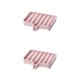thumbnail image 1 of Matsuzay Caja de almacenamiento de espuma de baño Soporte de bandeja de drenaje de esponja de PP Estante de cocina de inodoro de baño de trigo, rosa Type2 NO2 Matsuzay CBP047595, 1 of 1