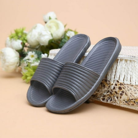 Mens Bathroom Shower Slippers Indoor Home Beach Non Slip Sandal