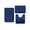 Navy, variant on BIZHUA Coral Velvet Memory Cotton Mat Bathroom Absorbent Non-Slip Carpet 3 Pcs/Set, 1X Large Carpet, 1X Small Floor Mat, 1X Toilet Mat