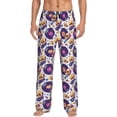 thumbnail image 1 of Fotbe record rock Skull star Pantalones de Pijama para Hombre, Pantalones de Dormir, Pantalones de Casa con Cintura Ajustable y Bolsillos-X-Large, 1 of 6