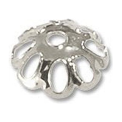 JewelrySupply Bead Cap 7mm Silver Color (10-Pcs)