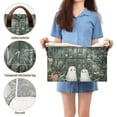 thumbnail image 5 of Yayeee Foldable Storage Basket for Shelves with Handles Waterproof Cloth Bins, Cute Ghosts Playing, 5 of 7