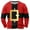S-Black#Ugly Christmas Sweatshirts for Men 2024, variant on Birthday Gift Funny Holiday Sweatshirts for Men Santa Claus Ugly Sweater Xmas Casual Long Sleeve Crewneck Pullover Sweatshirt Fall Winter Tops White 4XL