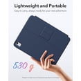 thumbnail image 3 of ESR Flex Keyboard Case Compatible with iPad 11th Gen (A16) & 10th Gen (10.9"), Ultra-Light Magnetic Detachable Keyboard, Writing/Viewing Modes & Larger Trackpad, Blue, 3 of 9