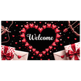thumbnail image 2 of Welcome Heart Design Valentine's Day Celebration Banner Party Decorations Backdrop Romantic Theme Love Props Photography Event Gift, 2 of 4