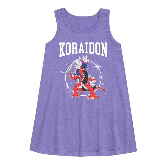 Pokémon - Koraidon Collegiate - Youth Girls A-line Dress