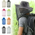thumbnail image 2 of SUNSIOM Mosquito Head Net Sun Hat Bug Bee Protection Mesh Fishing Outdoor Men Women Cap, 2 of 5