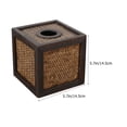 thumbnail image 2 of IFANLANDOR Tissue Box Holders Rustic Style for Home Use in Living Room 1Set 5.7x5.7x5.7in, 2 of 8