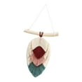 thumbnail image 1 of Tapiz colgante de pared de macramé bohemio, borlas de pared tejidas para sala de , dormitorio, decoración de en hogar 25x30cm Gloria Macramé Tela decorativa, 1 of 9