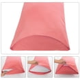 thumbnail image 5 of Unique Bargains 300TC Cotton Body Pillow Cover Case Coral Color 20" x 72", 5 of 8
