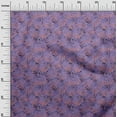 thumbnail image 3 of oneOone Cotton Cambric Medium Purple Fabric Leaves Quilting Supplies Print Sewing Fabric By The Yard 56 Inch Wide, 3 of 4