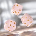 thumbnail image 4 of OKKVV Crystal Mahjong Dice, 16mm Polished Natural Gemstone 6 Sided Decorative Die , Luxury Spiritual Decor & Aesthetic Board Game Accessories, Fortune Gifts for Board Game Party F（1pc）, 4 of 7