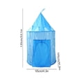 thumbnail image 2 of 2-3 Person Pop Up Play Tent, Foldable Kids Playhouse with Portable Design, Safe Construction & Carry Bag for Play, Indoor Fun, Outdoor Adventure, Toddler Activity, Party Games and Early Education, 2 of 6