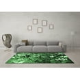 thumbnail image 3 of Ahgly Company Indoor Rectangle Oriental Emerald Green Industrial Area Rugs, 3' x 5', 3 of 4
