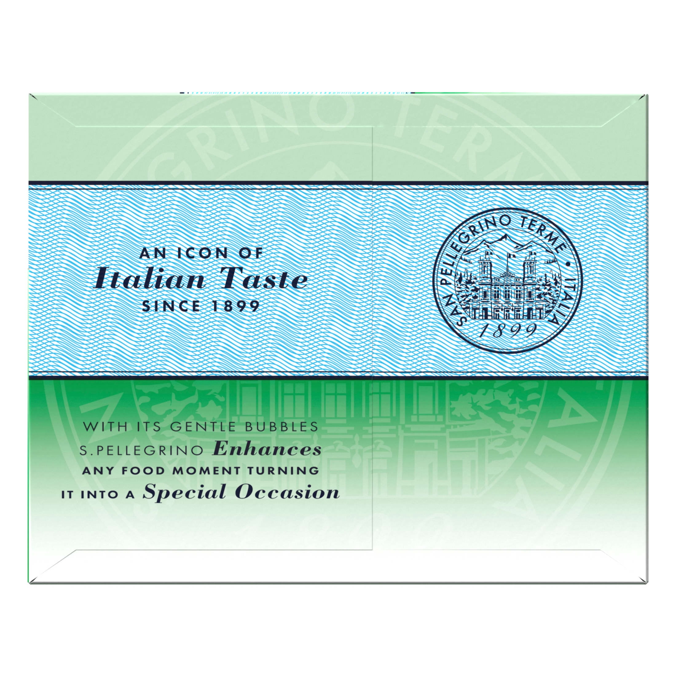 S.Pellegrino Sparkling Natural Unflavored Mineral Water, 89.2 fl oz, 8 Pack Cans