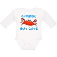 thumbnail image 3 of Inktastic Crabby but Cute Boys or Girls Long Sleeve Baby Bodysuit, 3 of 5