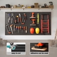 thumbnail image 6 of Commercial Slat Wall Paneling 4x8 ft, Heavy Duty PVC Wall Storage System for Retail Displays, 75 lbs Load Capacity Black Slatwall Panels for Boutiques, Trade Shows & Garages, 6 of 9