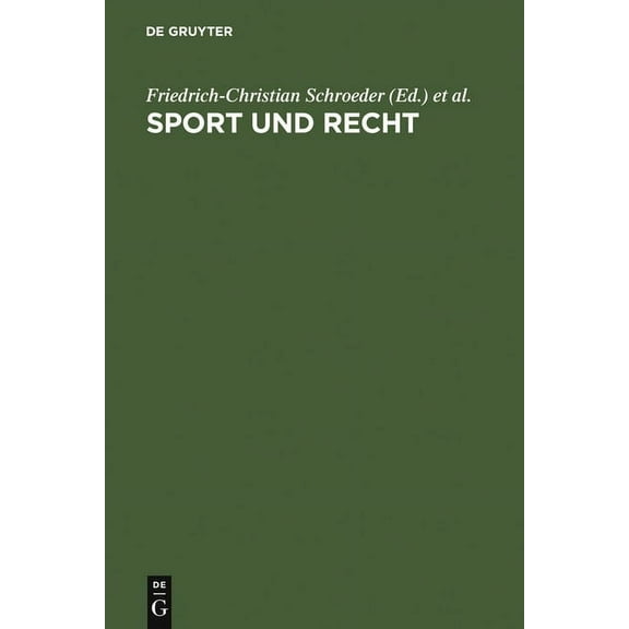 Sport und Recht, (Hardcover)