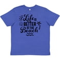 thumbnail image 3 of Inktastic Life is Better at the Beach with Sunshine Seashell and Palm Trees Youth T-Shirt, 3 of 5