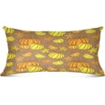 thumbnail image 2 of Thanksgiving Beautiful Golden Orange Pumpkin Plush Pillow Case, Zippered Bed Pillow Pillowcases, Super Soft and Cozy Pillowcase Covers for Sleep Decor Giftsation - King Size 20x40in, 2 of 7