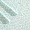 thumbnail image 3 of Laura Ashley - King Sheets, Cotton Percale Bedding Set, Lightweight & Breathable Home Decor (Margate Shells Blue, King), 3 of 5