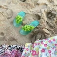thumbnail image 5 of Willtoo Plastic Grape Jelly Sandals House Slippers Outdoor Flats Cute Shoes Y2k Aesthetic Slides Women Summer Beach Vacation, 5 of 6