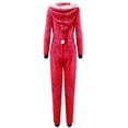 thumbnail image 5 of Aunavey Women One Piece Fleece Pajamas Jumpsuit Hooded Fuzzy Warm Romper Sleepwear, 5 of 5