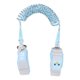 thumbnail image 1 of 2m Toddler Wrist Link Prevent Lost 360 Degrees Rotating Night Reflection Safety Leash for Outdoor Blue, 1 of 4