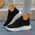 thumbnail image 5 of Bkhluea Women Knit Slip On Walking Shoes Lightweight Comfortable Footwear For Daily Travel Outdoor Activities, 5 of 7