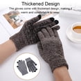 thumbnail image 3 of Sonducket Guantes de punto Invierno Mujer Hombre Calentamiento de manos Cubierta Accesorio de ropa Pantalla táctil Punto Guante de dedos completos Tipo 1 guantes y mitones Tipo 5 Sonducket AP010237-05, 3 of 6