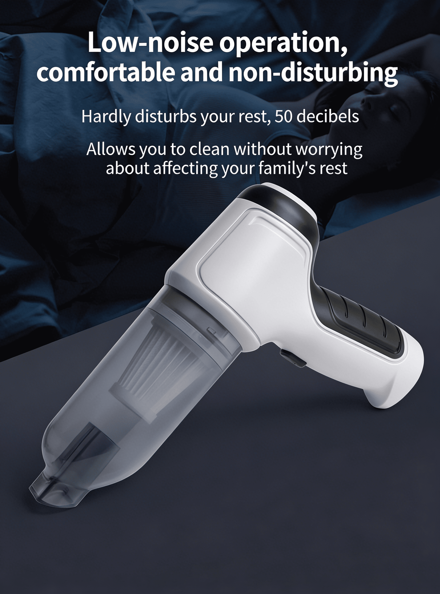 Cordless Handheld Vacuum Cleaner Portable Car Vacuum High Power Rechargeable for Home & Vehicle