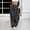 Grey, variant on Womens Wide Leg Barrel Pants Elastic High Waisted Trousers Business Work Casual Palazzo Pants with Pockets