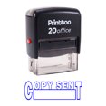 thumbnail image 2 of Printtoo Rubber Stamp COPY SENT Self Inking Office Stationary Custom Stamp-Blue, 2 of 2