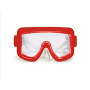 Tri-View Sport Goggle Mask Swimming Pool Accessory for Teens 6.5" - Red