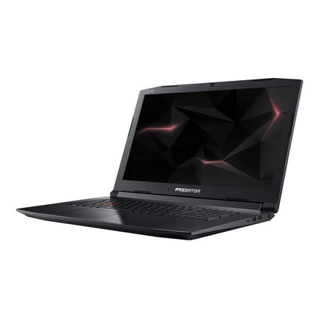 Acer Predator Helios 300 PH317-52-77A4 - Intel Core i7 8750H / 2.2 GHz - Win 10 Home 64-bit - GF GTX 1060 - 16 GB RAM - 256 GB SSD + 1 TB HDD - 17.3" IPS 1920 x 1080 (Full HD) - Wi-Fi 5 - shale black - kbd: US Intl