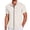 Beige, variant on Mens Polos Shirt Short Sleeve Zipper Tees Shirt Slim Fit Black Work Shirts for Man