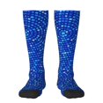 thumbnail image 1 of Balery Blue Circles Mosaic Calcetines novedosos Calcetines deportivos Calcetines hasta la rodilla Calcetines de algodón Calcetines originales y geniales, 1 of 6
