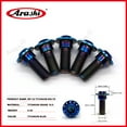 thumbnail image 5 of Arashi Front Rear Brake Disc Rotors and Mounting Bolts Screws for Suzuki RF600R 1993 - 1997 / GSX600F GSX750F Katana 600 750 1998 - 2003 Black Rotor, 5 of 5