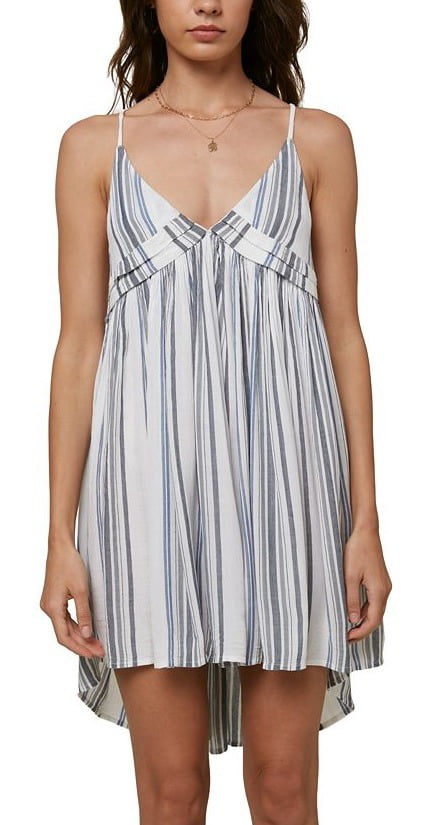 O'Neill BLUE MIRAGE Saltwater Solids Stripe Tank Dress Cover-Up 
