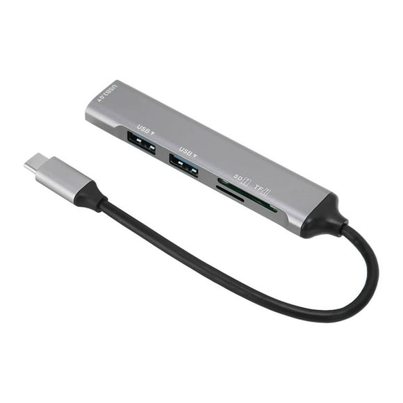 Estación de acoplamiento tipo C Bling Bling concentrador USB C divisor de 5 USB adaptador USB C
