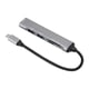 thumbnail image 4 of Hub USB C 5 en 1 Plug and Play Hub tipo C Estación de acoplamiento de metal Electrónica tipo C Adaptador USB C para Windows para Linux Negro, 4 of 15