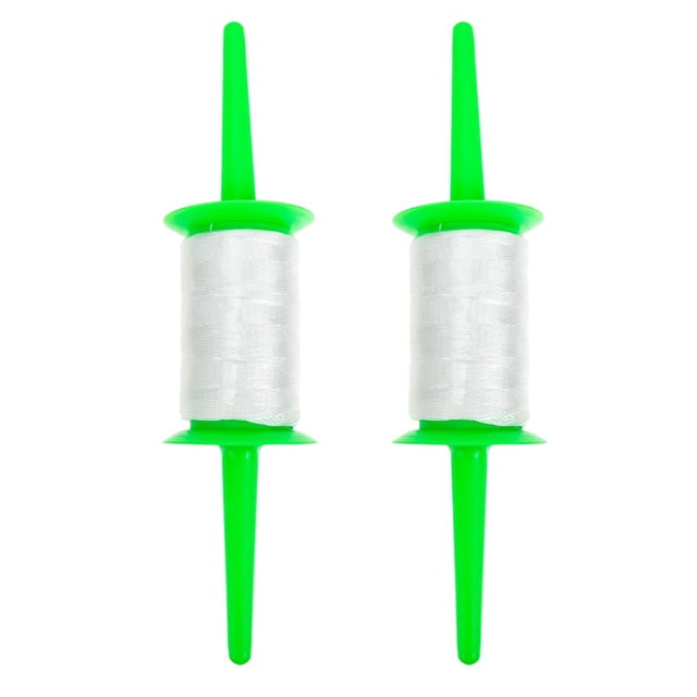 LOVEVER 2Pcs Kite Spool Outdoor Kite Reel Kite Flying Tool Kite Spool with String Kite Accessories