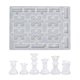 thumbnail image 1 of Black Molde de silicona para tablero de damas, molde de fundición epoxi de ajedrez para manualidades artísticas Diy, 1 of 5